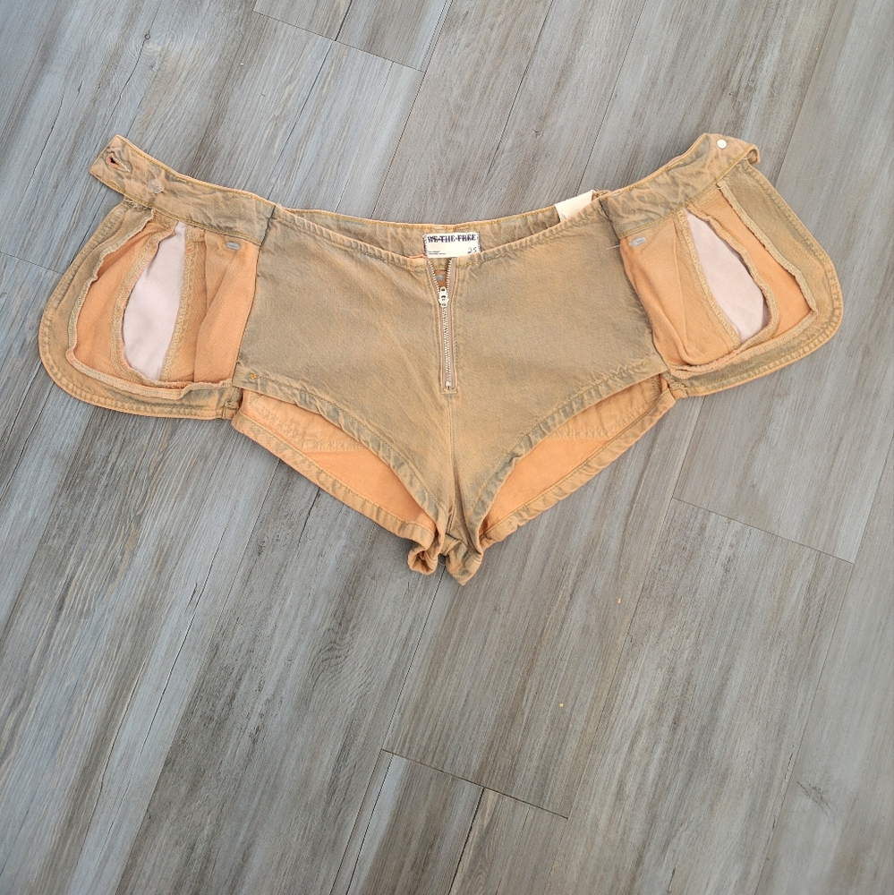 BNWOT Free People We the People Prince Street denim Shorts - Picture 8 of 12